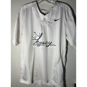 Nike Legacy Baseball Group White Jersey #10 Adult Medium Team